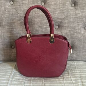K. Carroll Elegant Burgundy Handbag